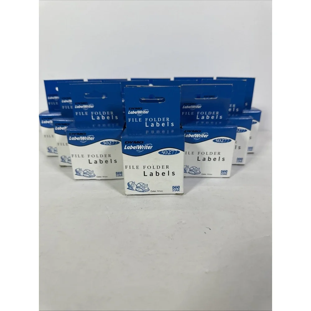 Lot of 13 Dymo File Folder Labels 30277 9/16